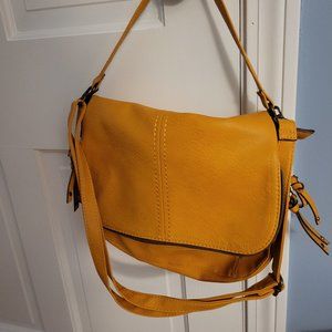 Large yellow purse